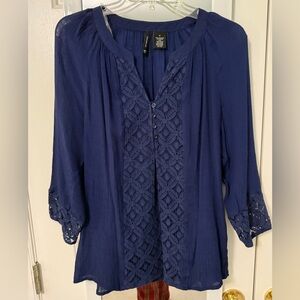 Navy Blouse